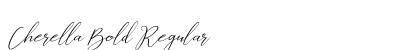 Cherella Bold Regular preview