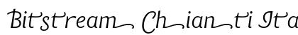 Bitstream Chianti Italic Swash Preview