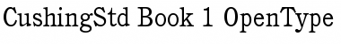 ITC Cushing Std Book Font