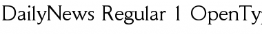 Jaeger Daily News Regular Font