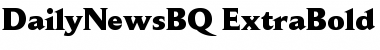 Daily News BQ Regular Font