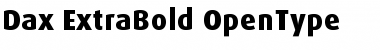 Dax ExtraBold Font