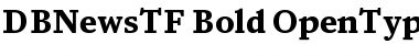 DB News TF Bold Font