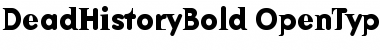 Download DeadHistoryBold Font