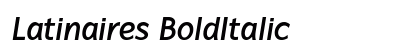 Latinaires BoldItalic Preview