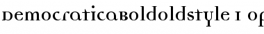 Download DemocraticaBoldOldstyle Font