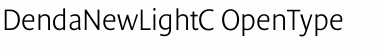 DendaNewLightC Regular Font