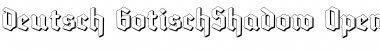 Download Deutsch-Gotisch Shadow Font