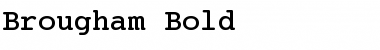 Brougham Bold Font