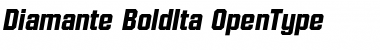 Diamante-BoldIta Regular Font