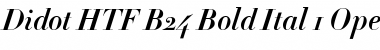 Didot HTF-B24-Bold-Ital Font