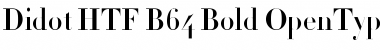 Didot HTF-B64-Bold Font