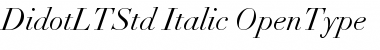 Download Didot LT Std Font