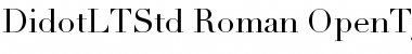 Didot LT Std Roman Font