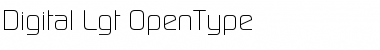 Digital Lgt Font