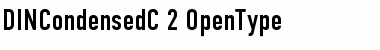 DINCondensedC Regular Font