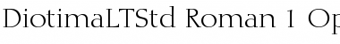 Download Diotima LT Std Font