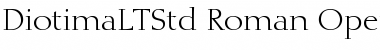 Download Diotima LT Std Font