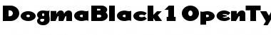 Dogma Black Font