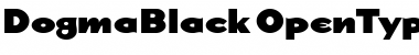 DogmaBlack Regular Font