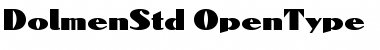 Dolmen Std Regular Font