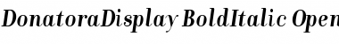 Download DonatoraDisplay Font