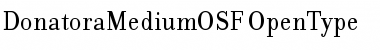 DonatoraMediumOSF Regular Font