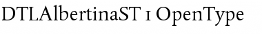 DTL Albertina ST Regular Font