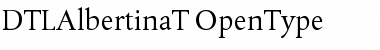 DTLAlbertinaT Regular Font