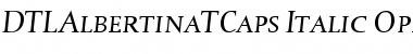 Download DTLAlbertinaTCaps Font