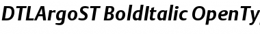 DTLArgoST BoldItalic Font