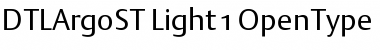 DTL Argo ST Light Font