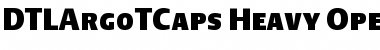 DTLArgoTCaps Heavy Font