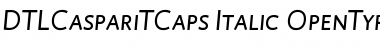 DTLCaspariTCaps Italic Font