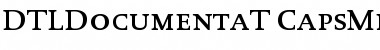 DTLDocumentaT CapsMedium Font