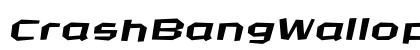 CrashBangWallop LightItalic Preview