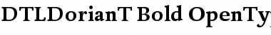 DTLDorianT Bold Font