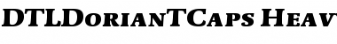 DTLDorianTCaps HeavyItalic Font