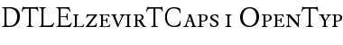 DTL Elzevir T Caps Regular Font