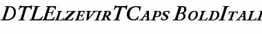 DTLElzevirTCaps BoldItalic Font