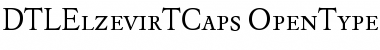 DTLElzevirTCaps Regular Font