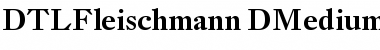 DTL Fleischmann D Medium Font