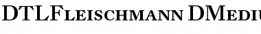 DTL Fleischmann D Medium Caps Font