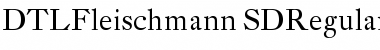 DTL Fleischmann SD Regular Font