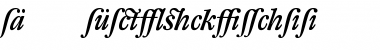 DTL Fleischmann T Medium Italic Alt Font