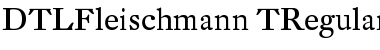 DTL Fleischmann T Regular Font