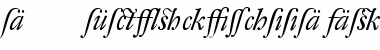 DTL Fleischmann D Alternative Italic Font