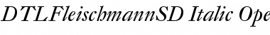 Download DTLFleischmannSD Font