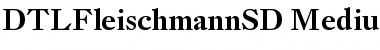 DTL Fleischmann SD Medium Font