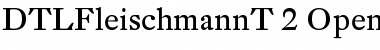 Download DTLFleischmannT Font